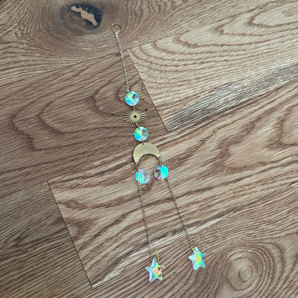 Eye and Moon Suncatcher
